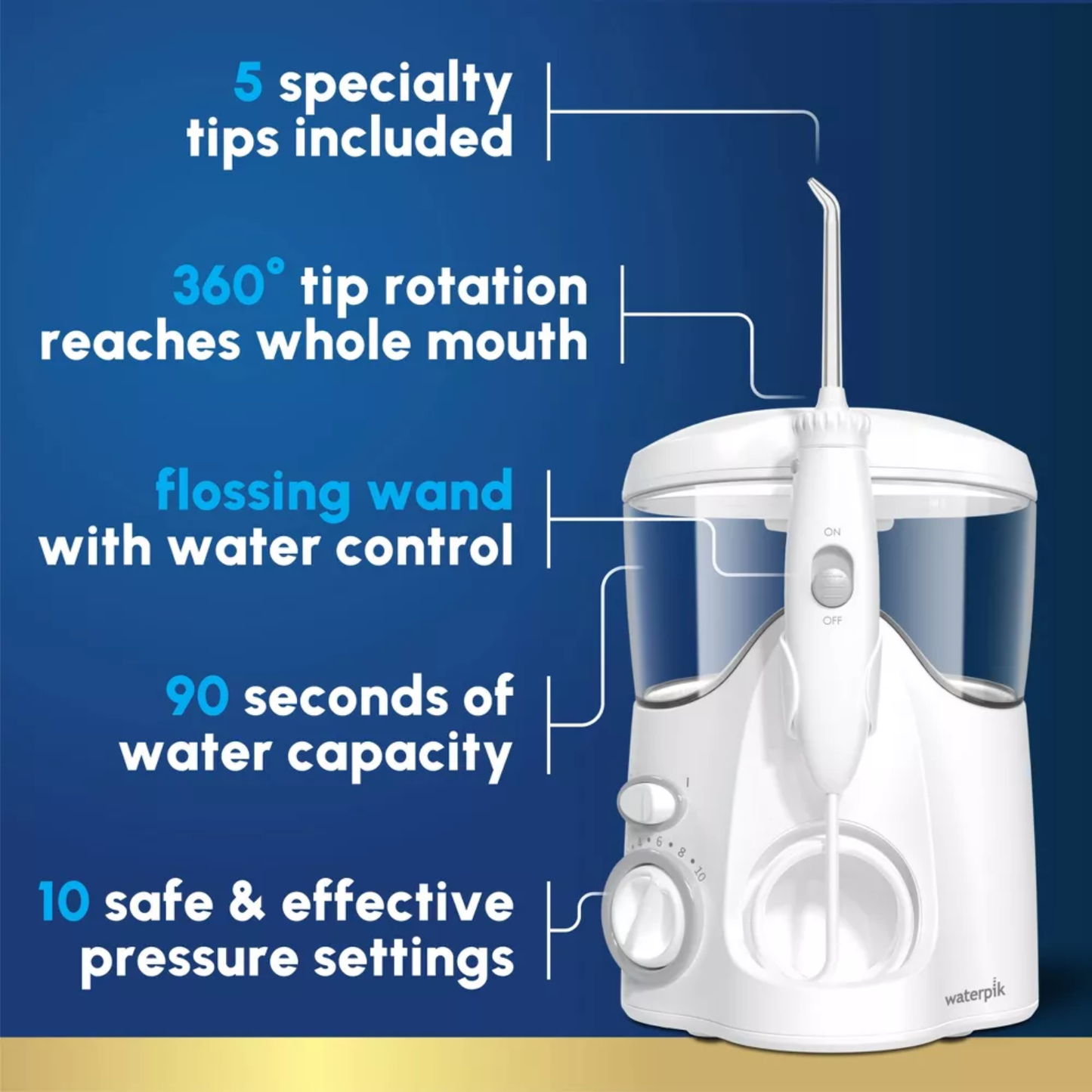 Waterpik Ultra Water Flosser WP-100 White