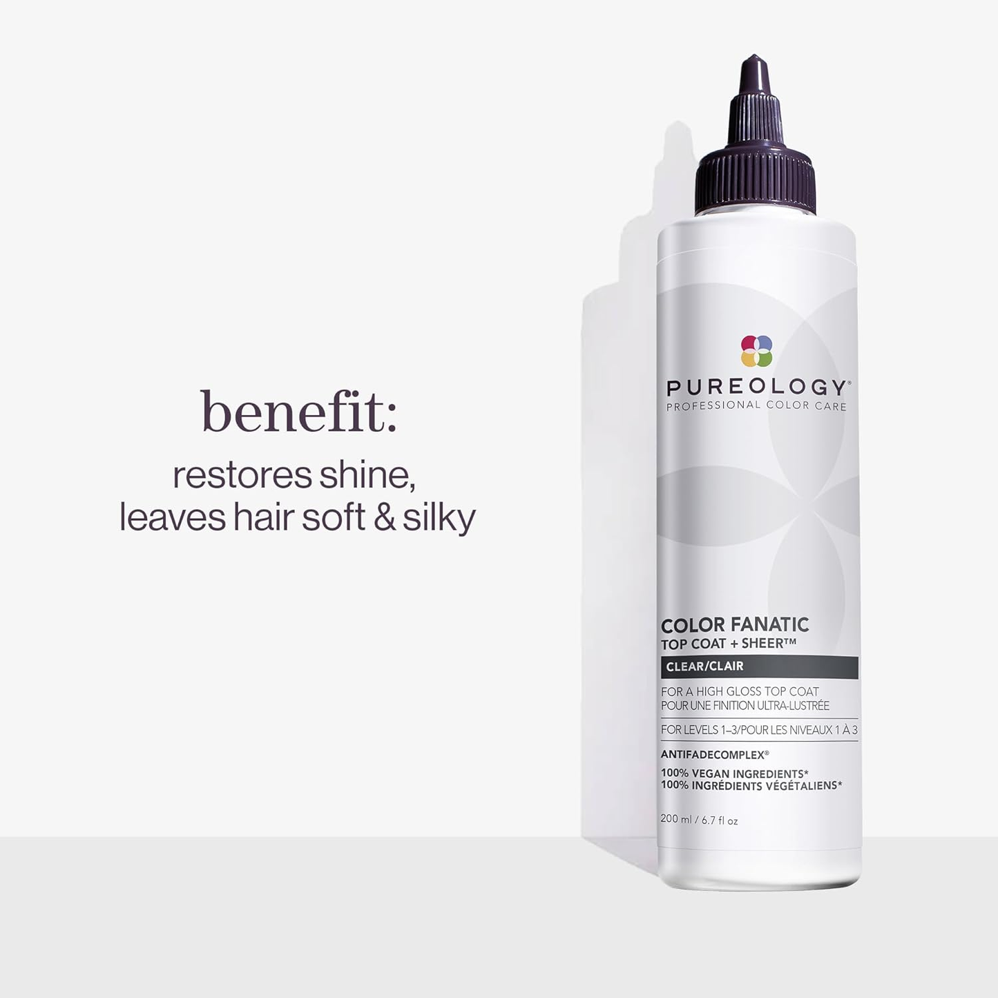 Pureology Color Fan Top Coat + Tone Clear 6.7oz/200ml