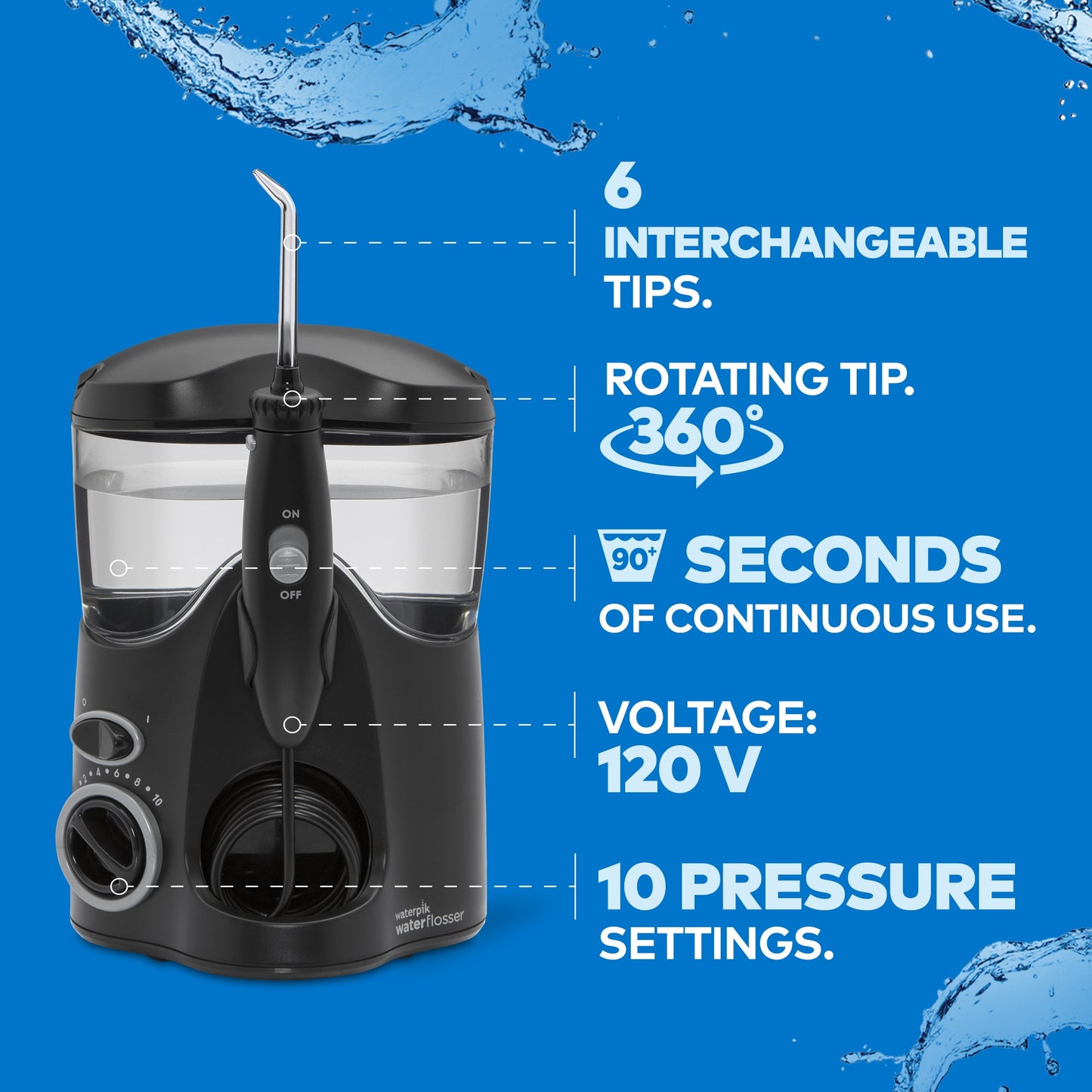 Waterpik Ultra Water Flosser – Black (WP-112)