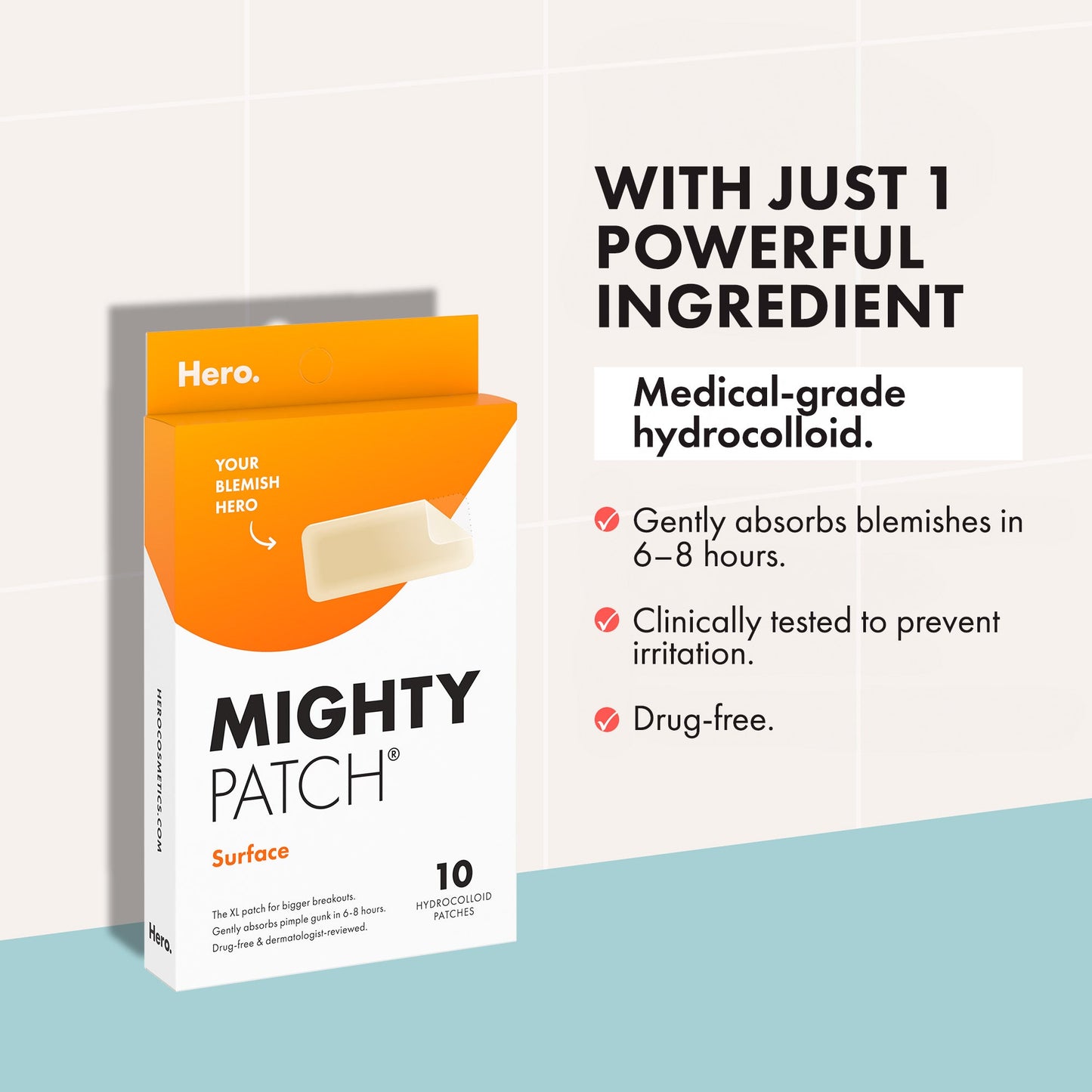 Hero Mighty Patch Surface 10