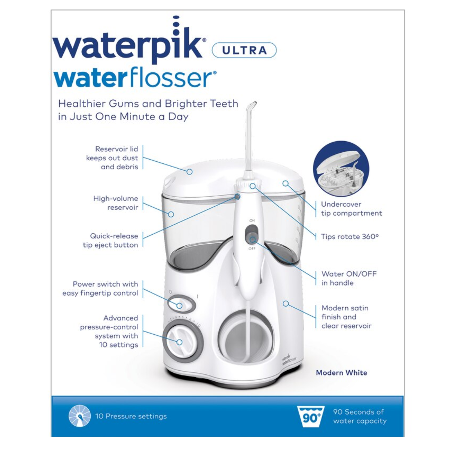 Waterpik Ultra Water Flosser WP-100 White