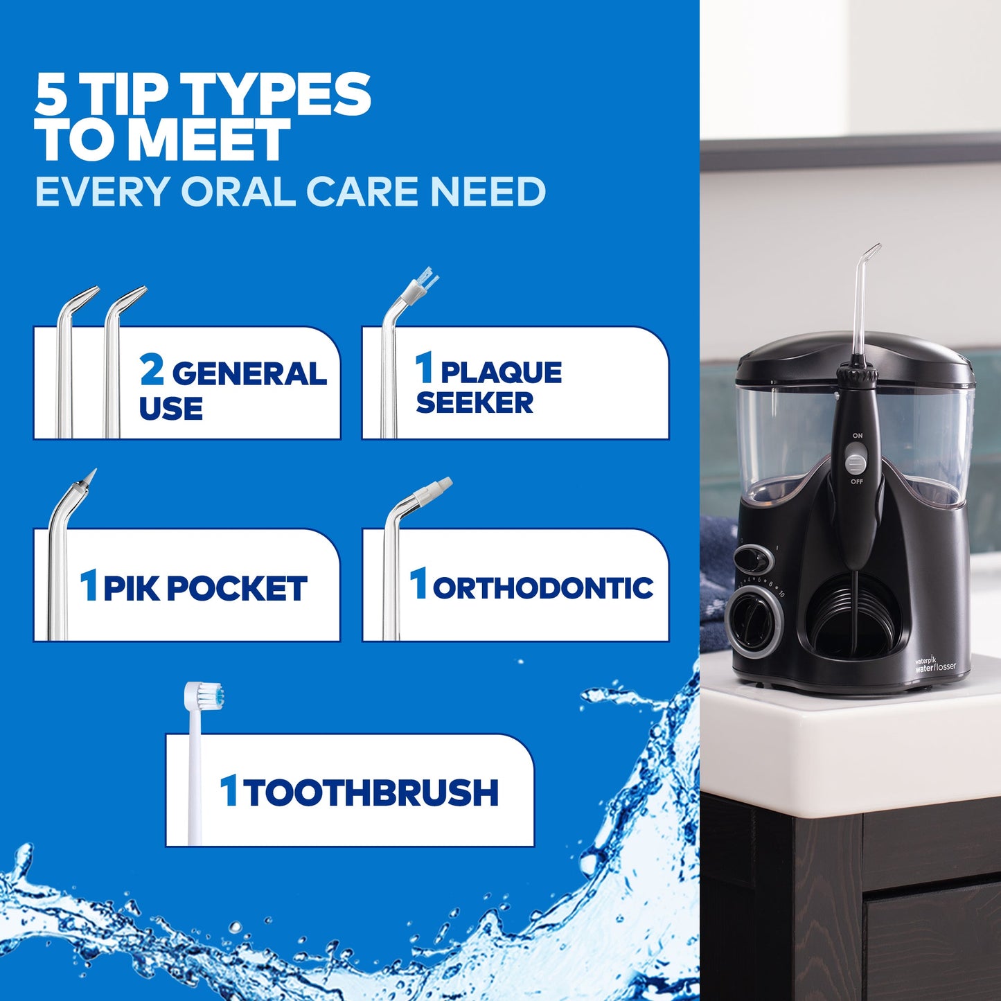 Waterpik Ultra Water Flosser – Black (WP-112)