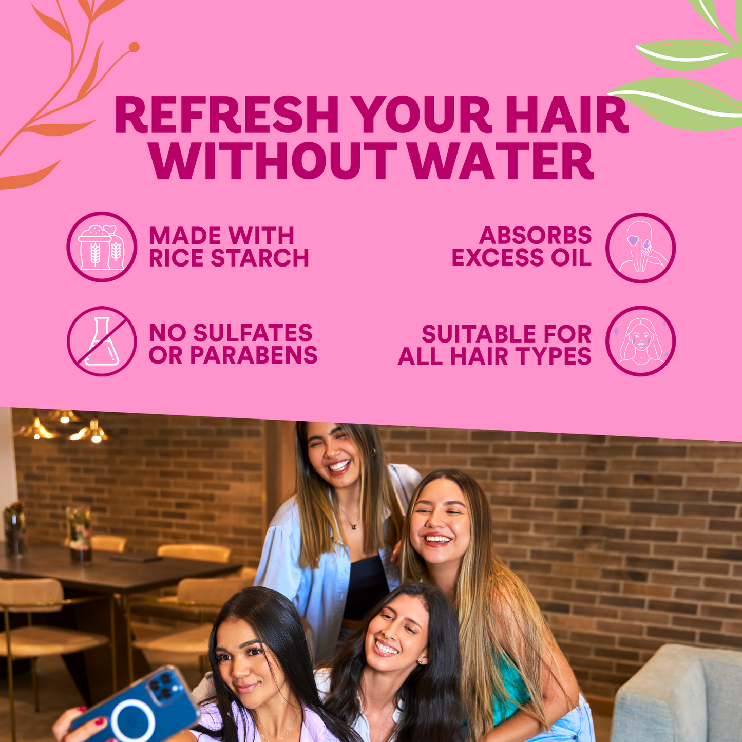 Batiste Bare Mini Dry Shampoo – 6 Pack (1.06 oz / 30 g each)