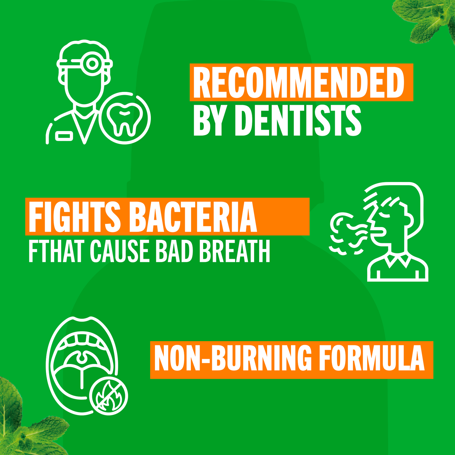 TheraBreath Mild Mint Mouthwash 3oz (72/3Oz CLM)