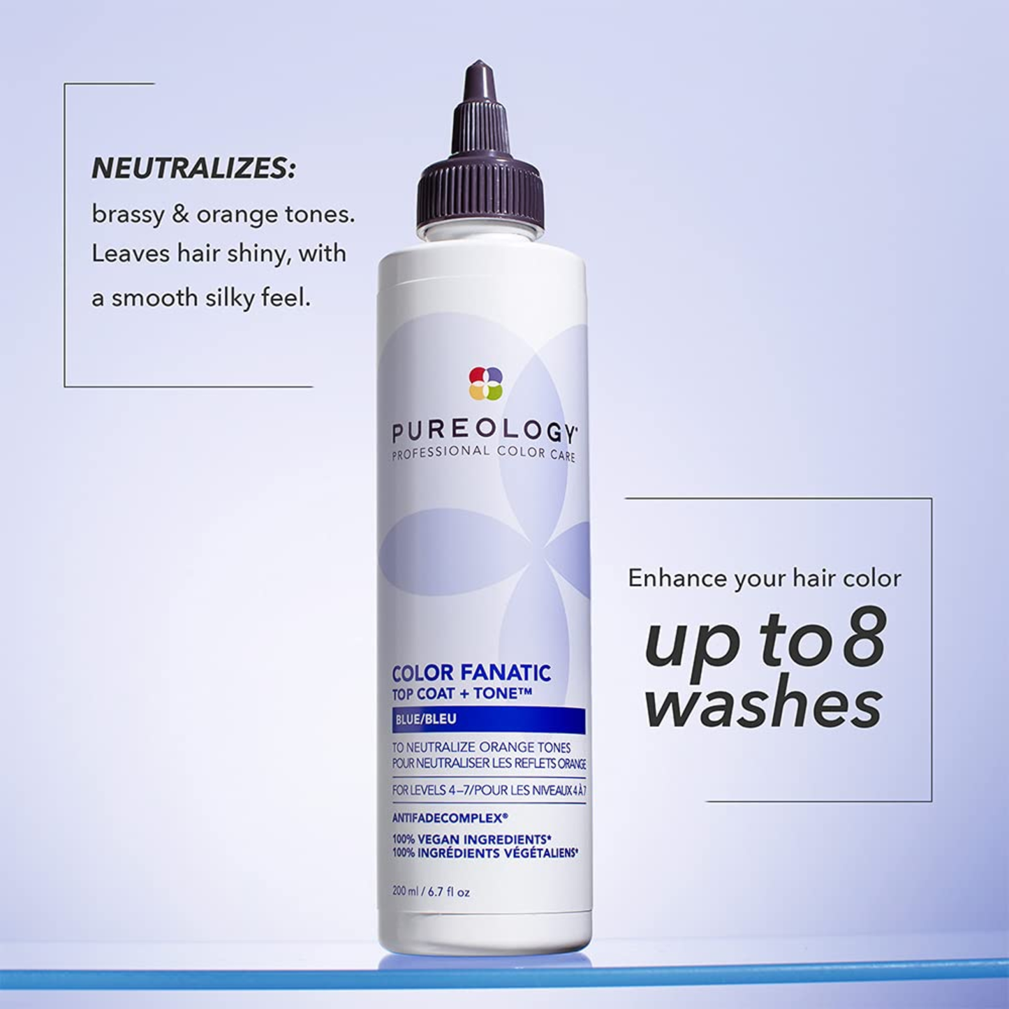 Pureology Color Fan Top Coat + Tone Blue 6.7oz/200ml