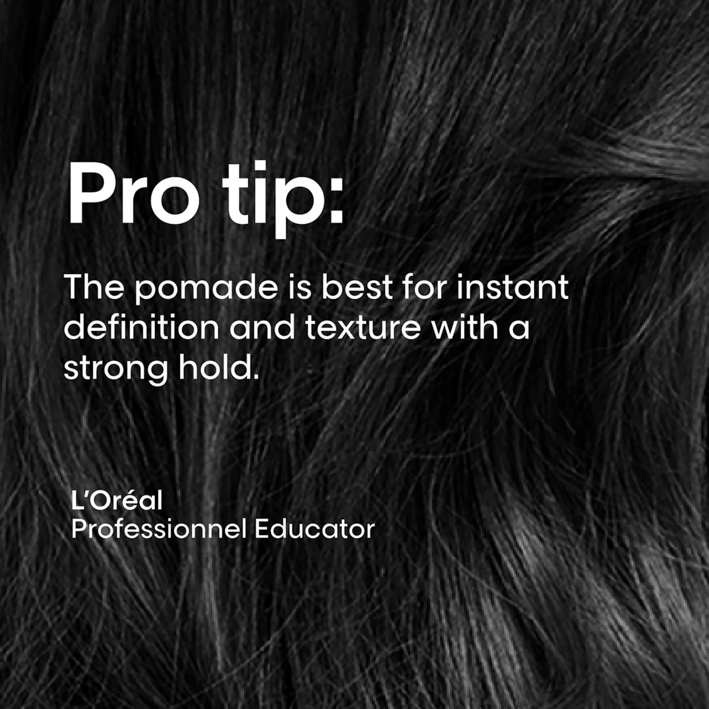 L'Oréal Professionnel Homme Sculpting Pomade – Strong Hold Pomade