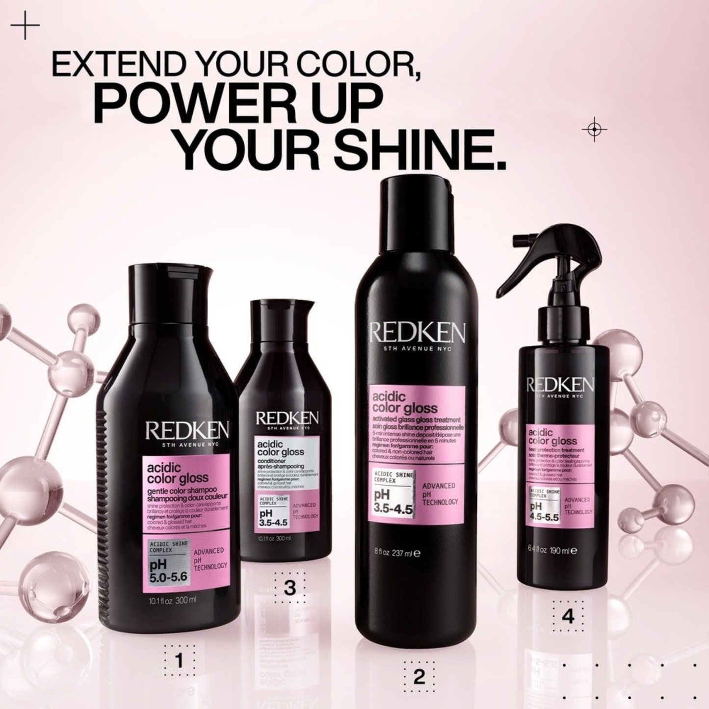 Champú sin sulfatos Acidic Color Gloss de Redken