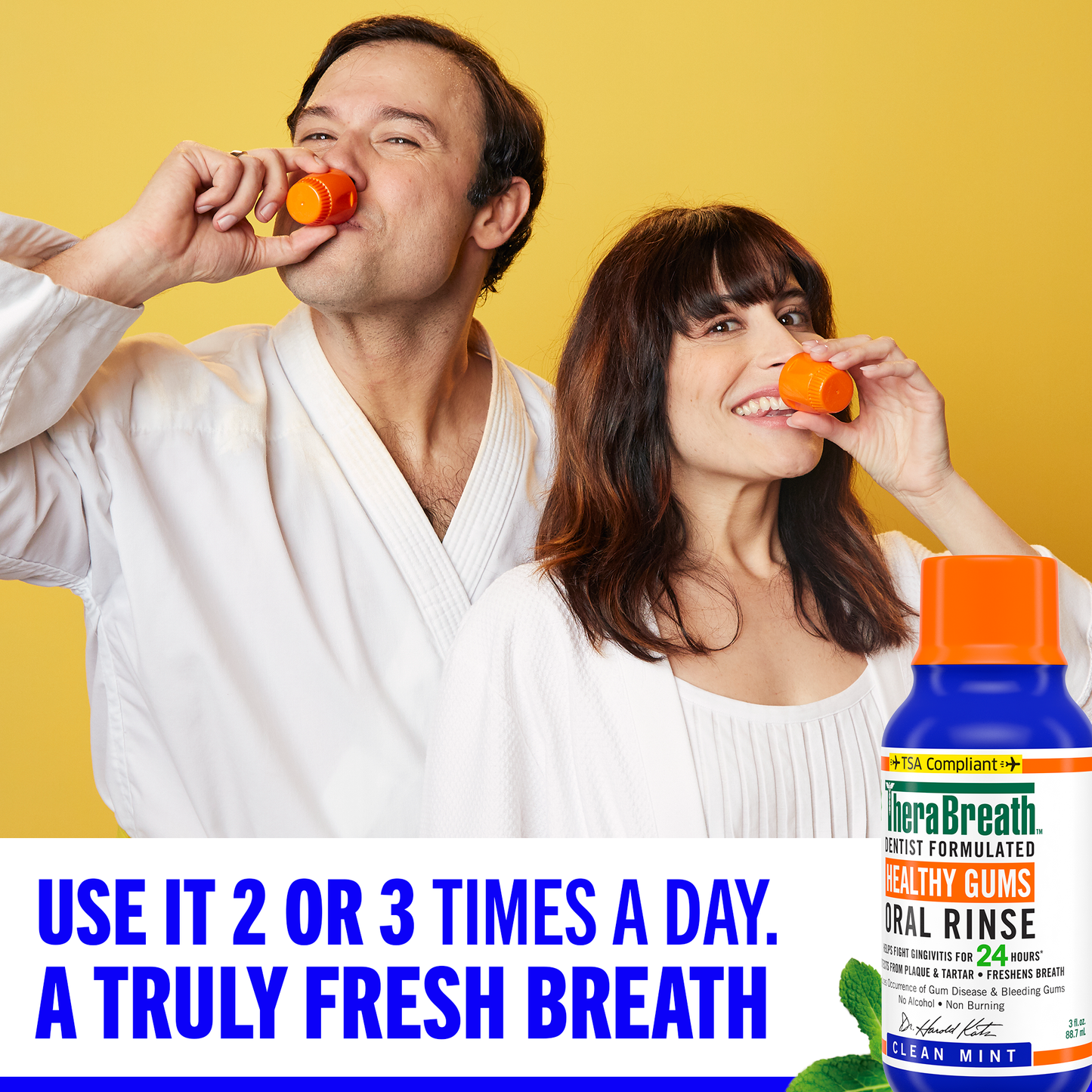 TheraBreath Healthy Gums Mouthwash 3oz (9X8Pk/3Oz CLNMNT)