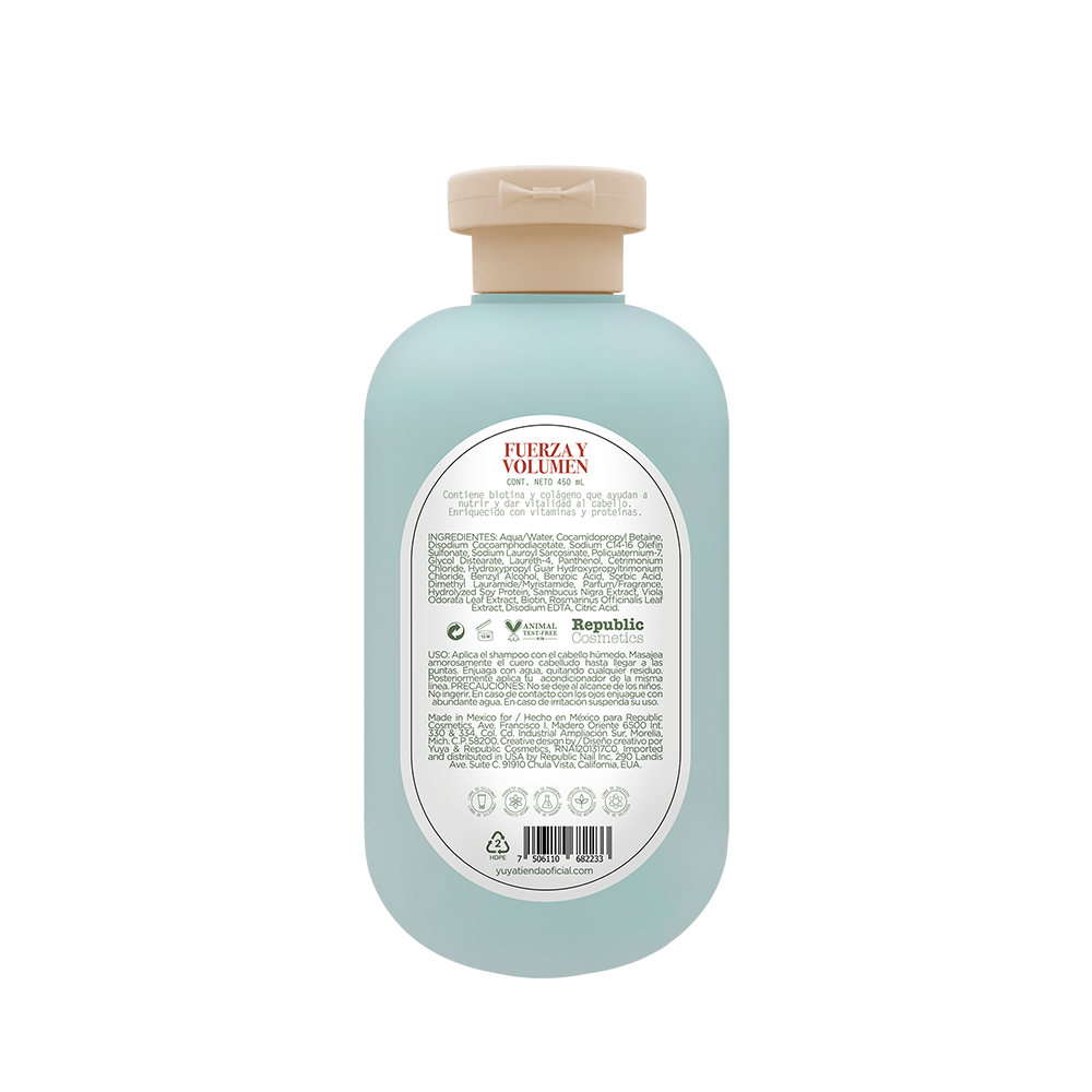 Yuya Strength & Volume Shampoo – Biotin & Collagen 450 ml