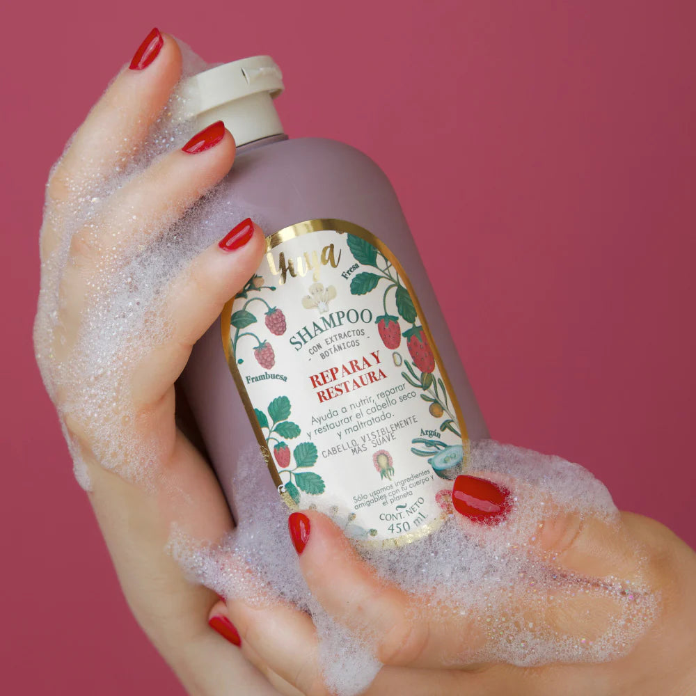 Yuya Repair & Restore Shampoo – Argan & Panthenol ("Frutos Rojos"),shampoo;repair;argan