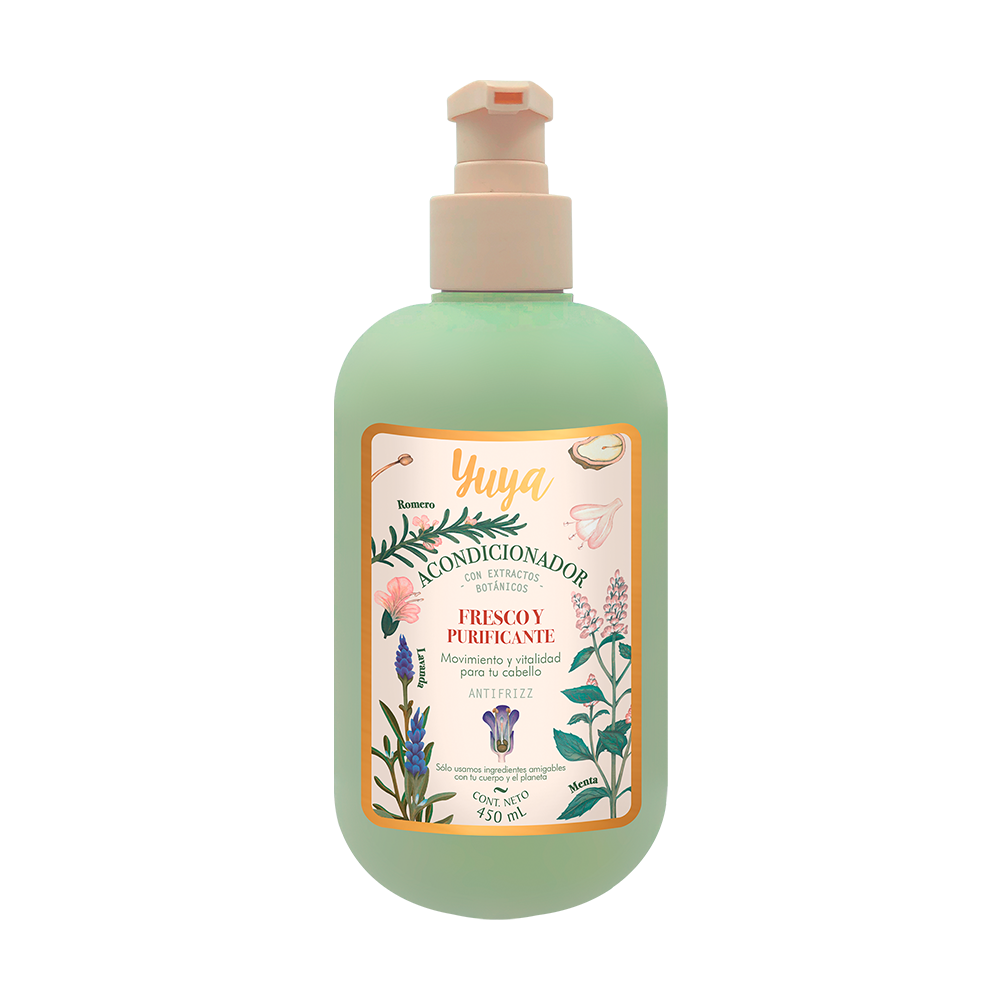 Yuya Fresh & Purifying Conditioner – Growth & Mint 450ml