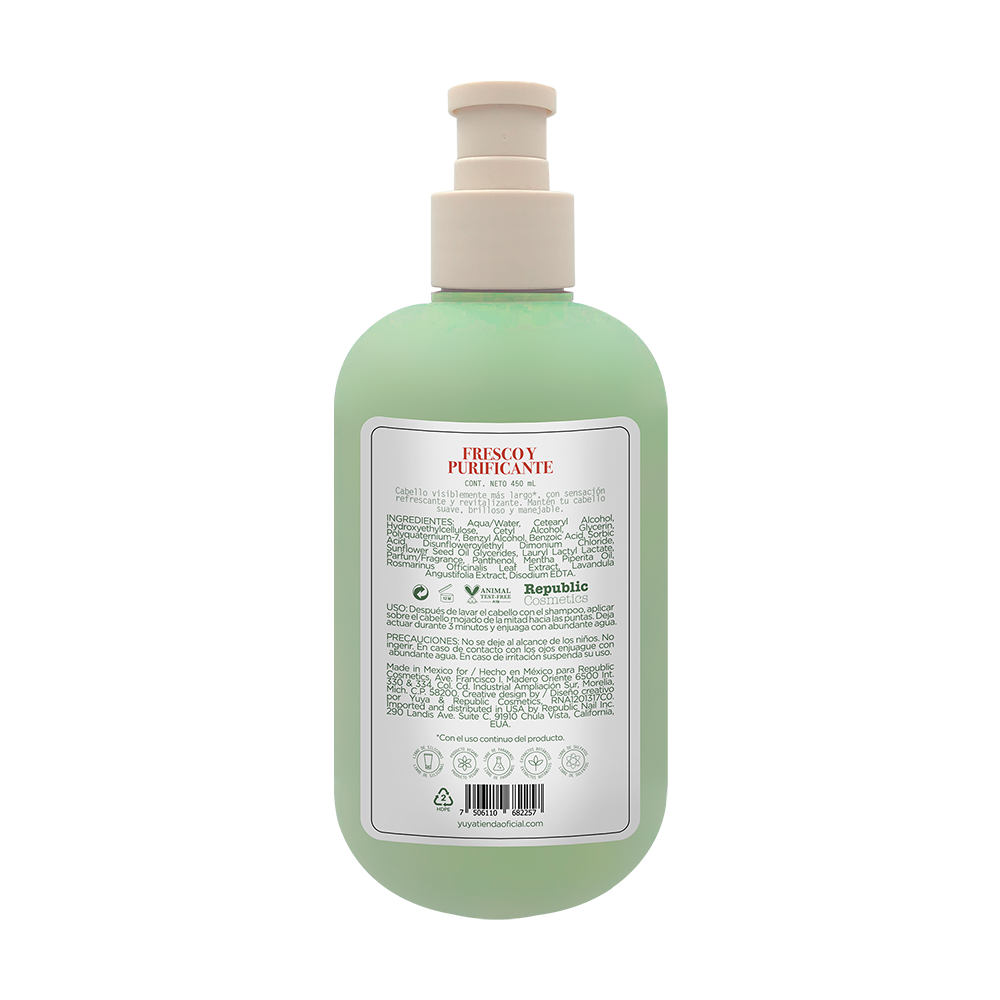 Yuya Fresh & Purifying Conditioner – Growth & Mint 450ml