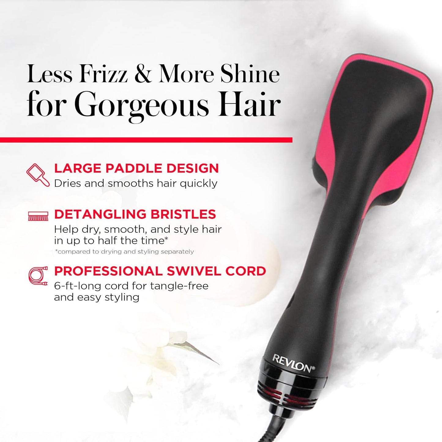 Secador y Moldeador de Pelo Revlon Pro Collection One Step con Almohadilla de Muelle y Silicona