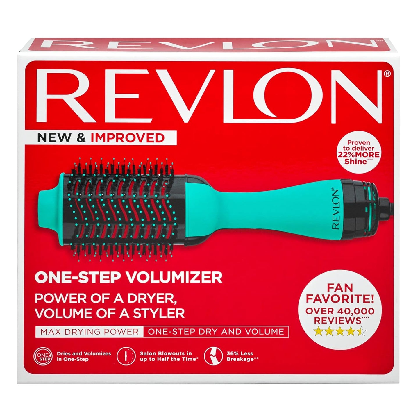Revlon Salón One-Step Secador y Voluminizador Teal