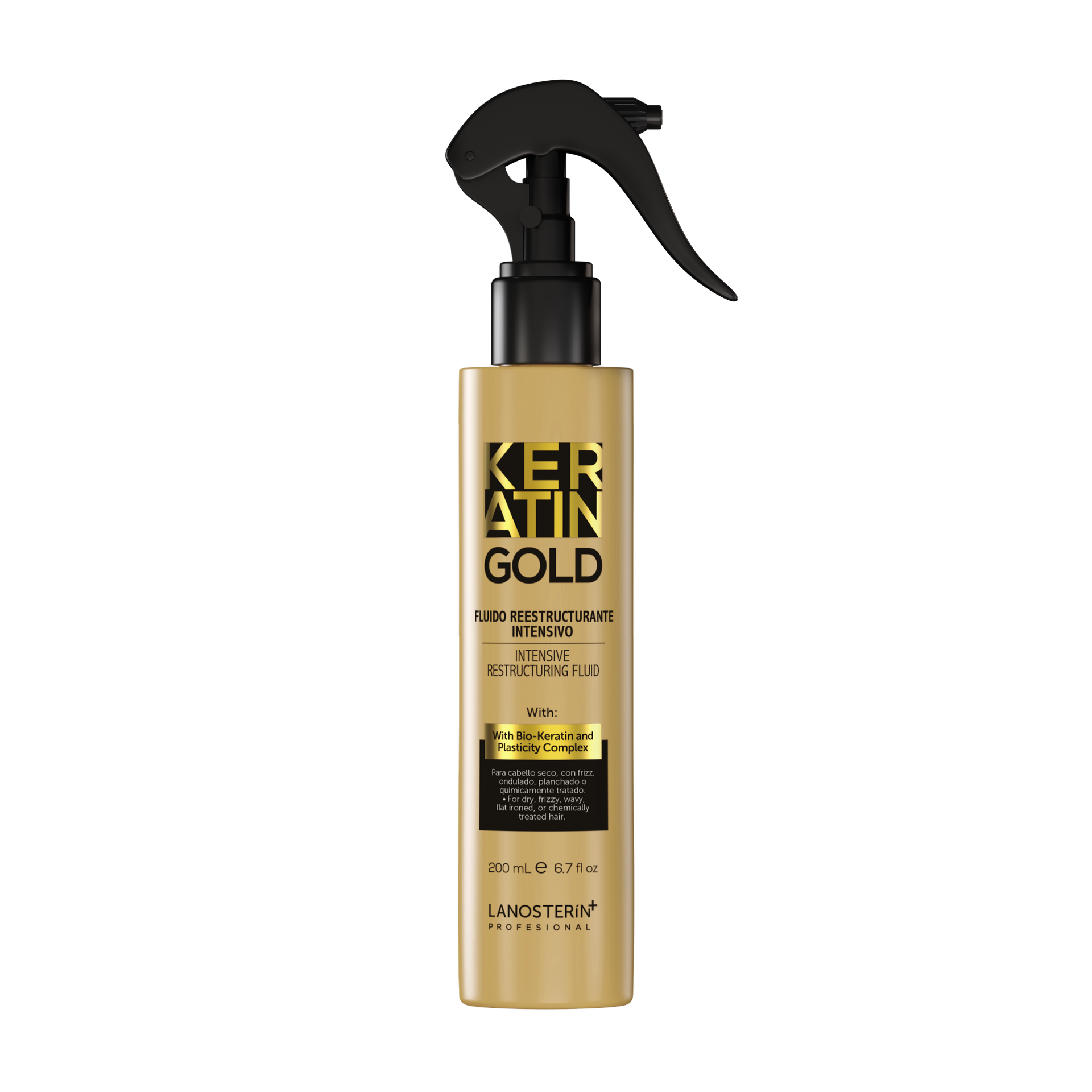 Keratin Gold Intensive Restructuring Fluid 200 ml