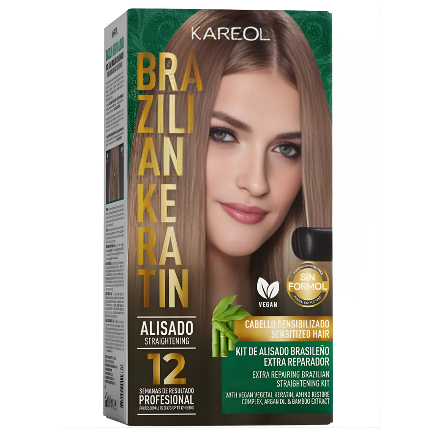 Kareol Brazilian Keratin Extra Repairing Straightening Kit