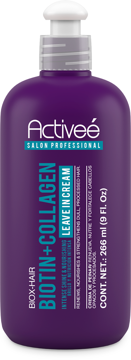 Activeé Professional Biox-Hair Kit | Moisturizing Shampoo, Conditioner, Leave-In Cream & Treatment