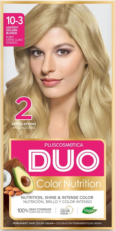 DUO Color Nutrition (K/S) 10-3 Lightest Golden Blonde