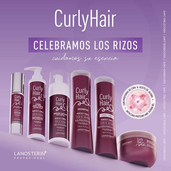 Lanosterin Professional Curly Hair Perfect Curls Routine