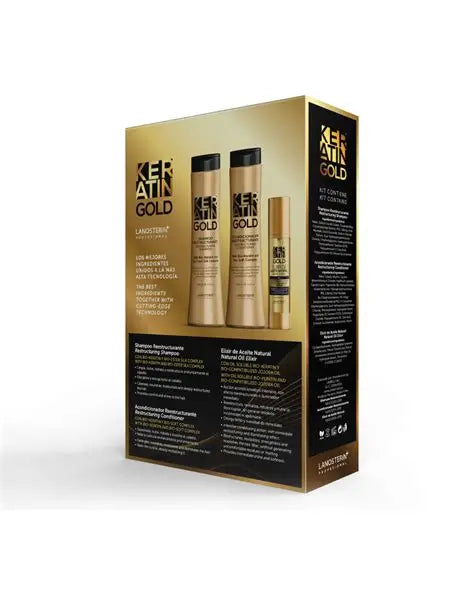 Lanosterin Professional Keratin Gold Perfect Routine
