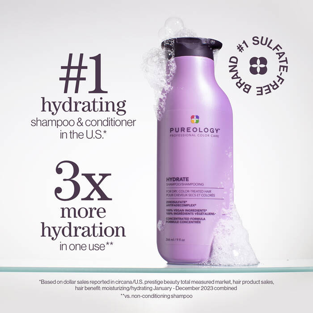 Pureology Hydrate Shampoo 9 oz / 266 ml