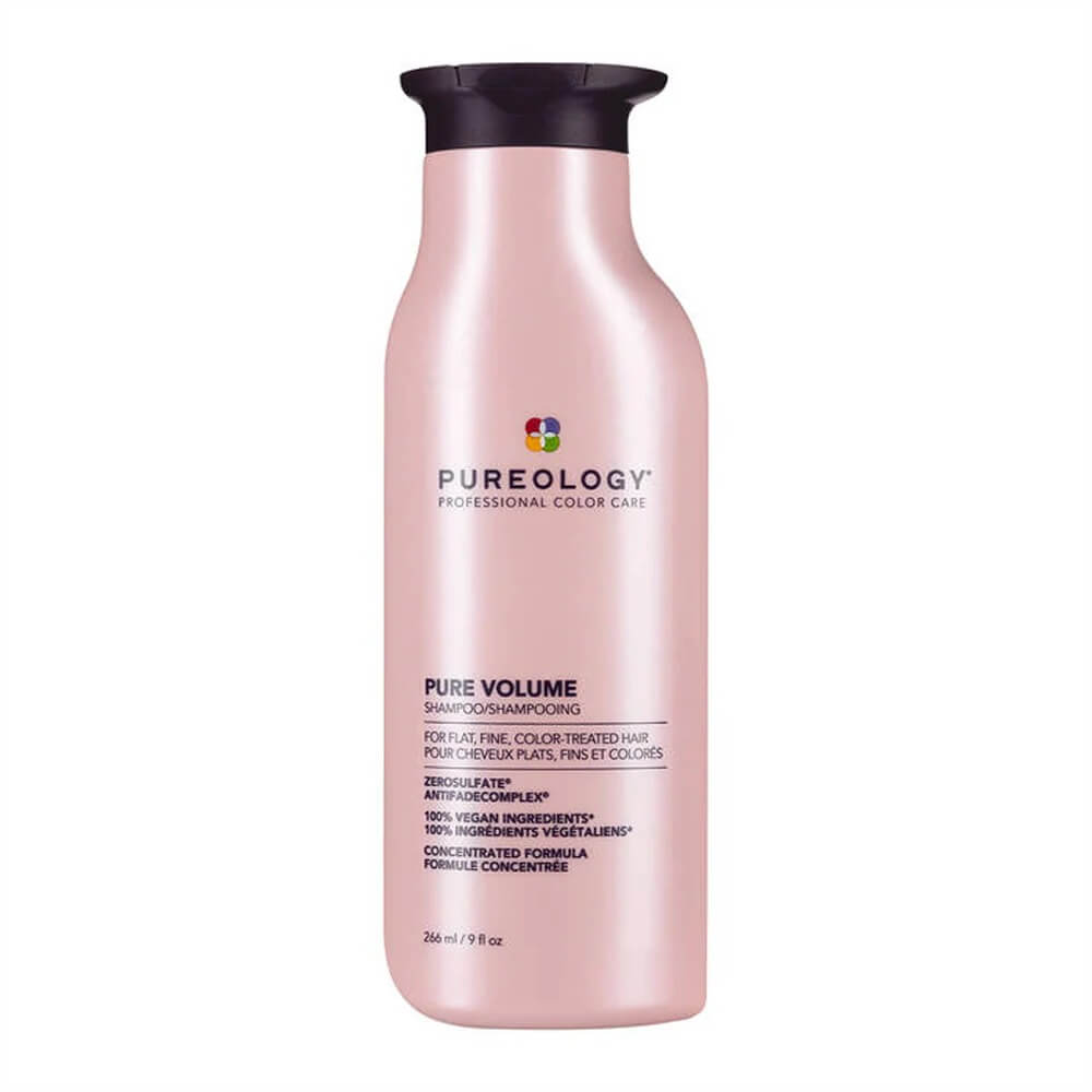 Champú Pureology Pure Volume de 266 ml: cuerpo ligero y volumen para cabello fino y teñido.