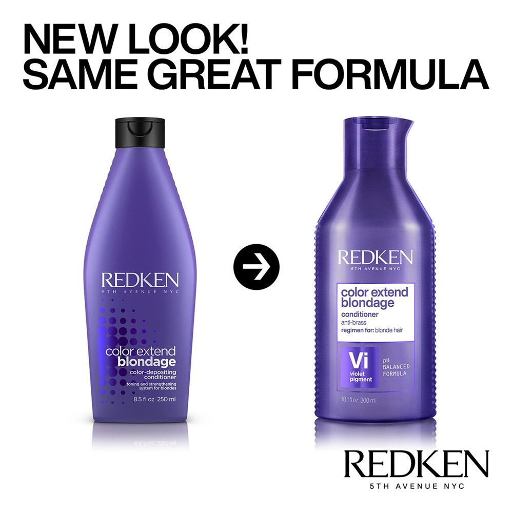 Redken Color Extend Blondage Violet Pigment Conditioner 10.1 oz / 300 ml – Anti Brass