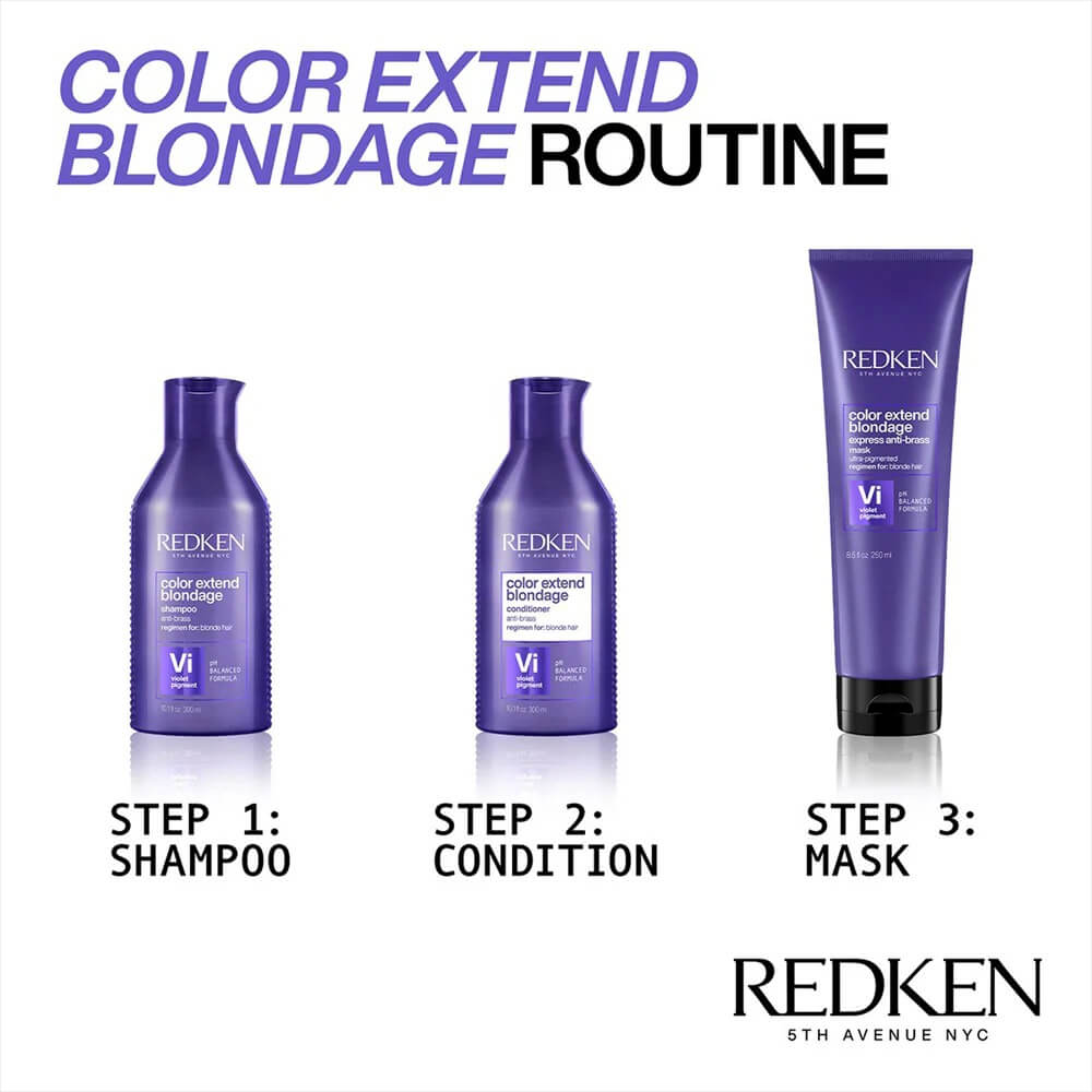 Redken Color Extend Blondage Violet Pigment Conditioner 10.1 oz / 300 ml – Anti Brass