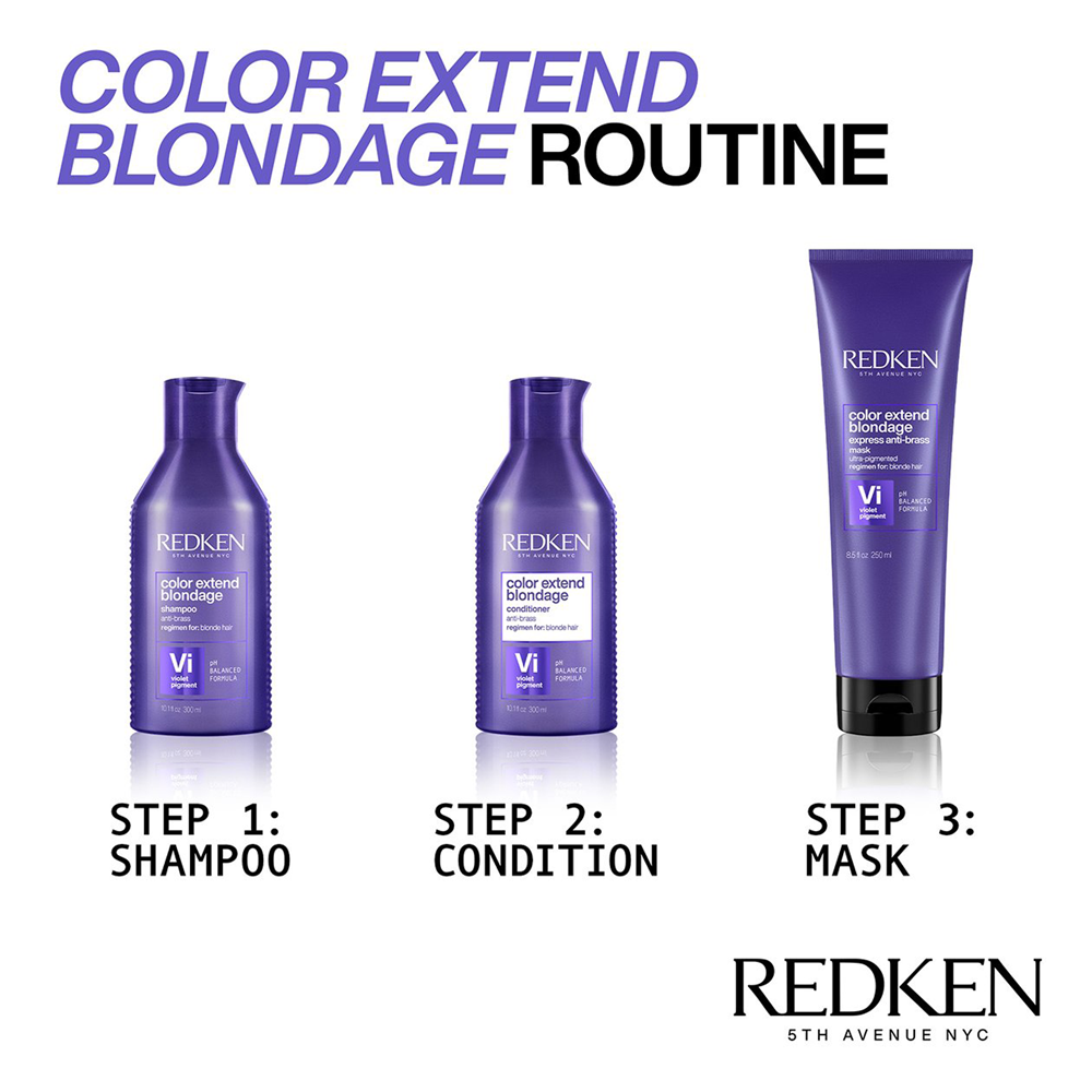 Redken Color Extend Blondage Violet Pigment Conditioner 10.1 oz / 300 ml – Anti Brass