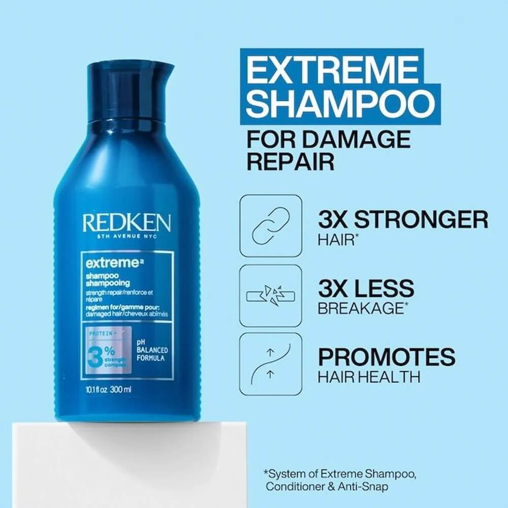 Redken Extreme Strength Repair Shampoo Liter – Protein