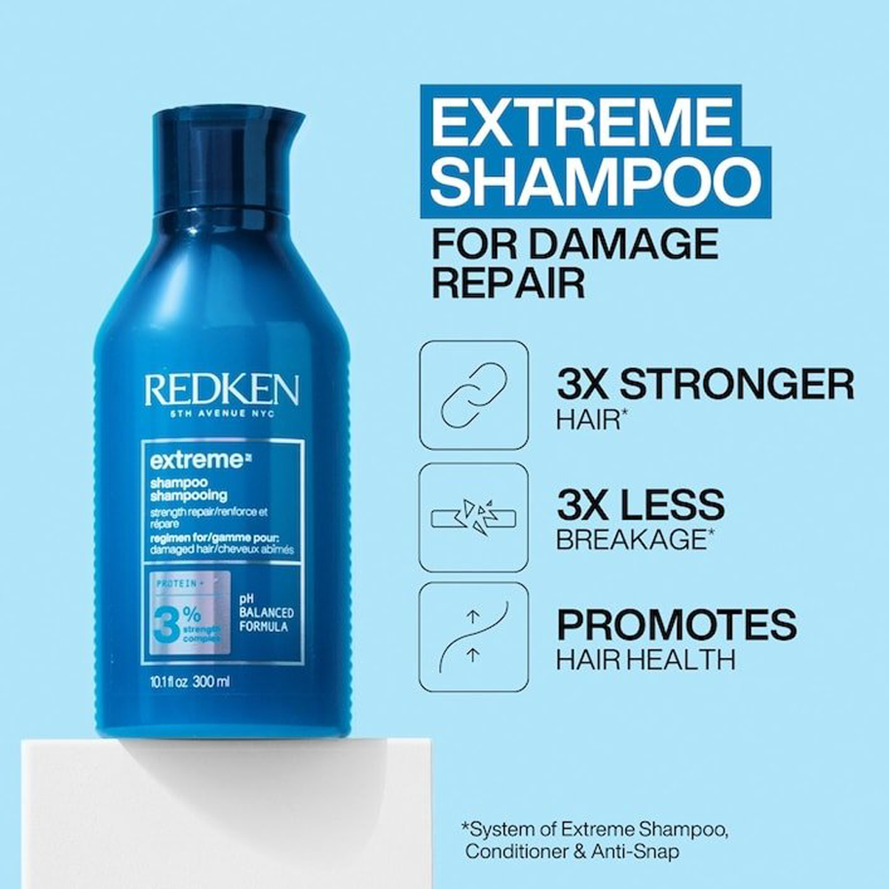 Redken Extreme Strength Repair Shampoo Liter – Protein