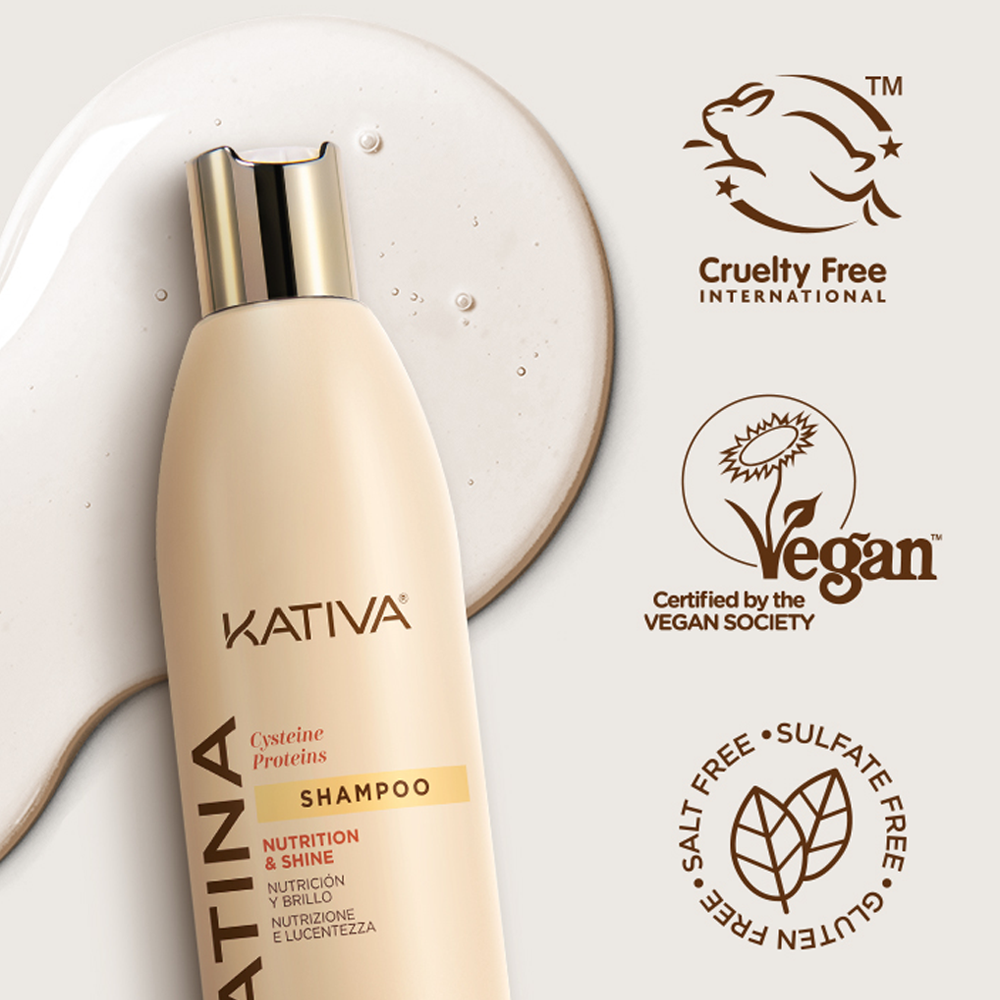 Kativa Keratin Shampoo 355ml – Smoothing & Repair Formula