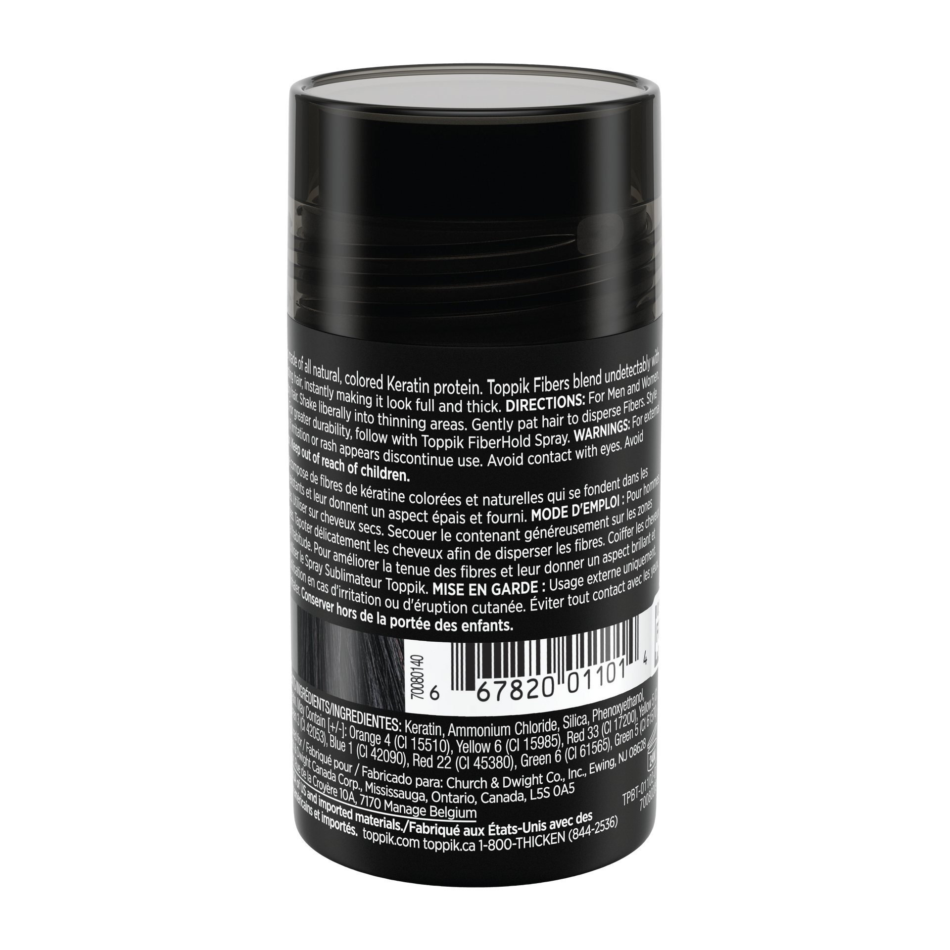 Toppik Hair Building Fibers Black 12g