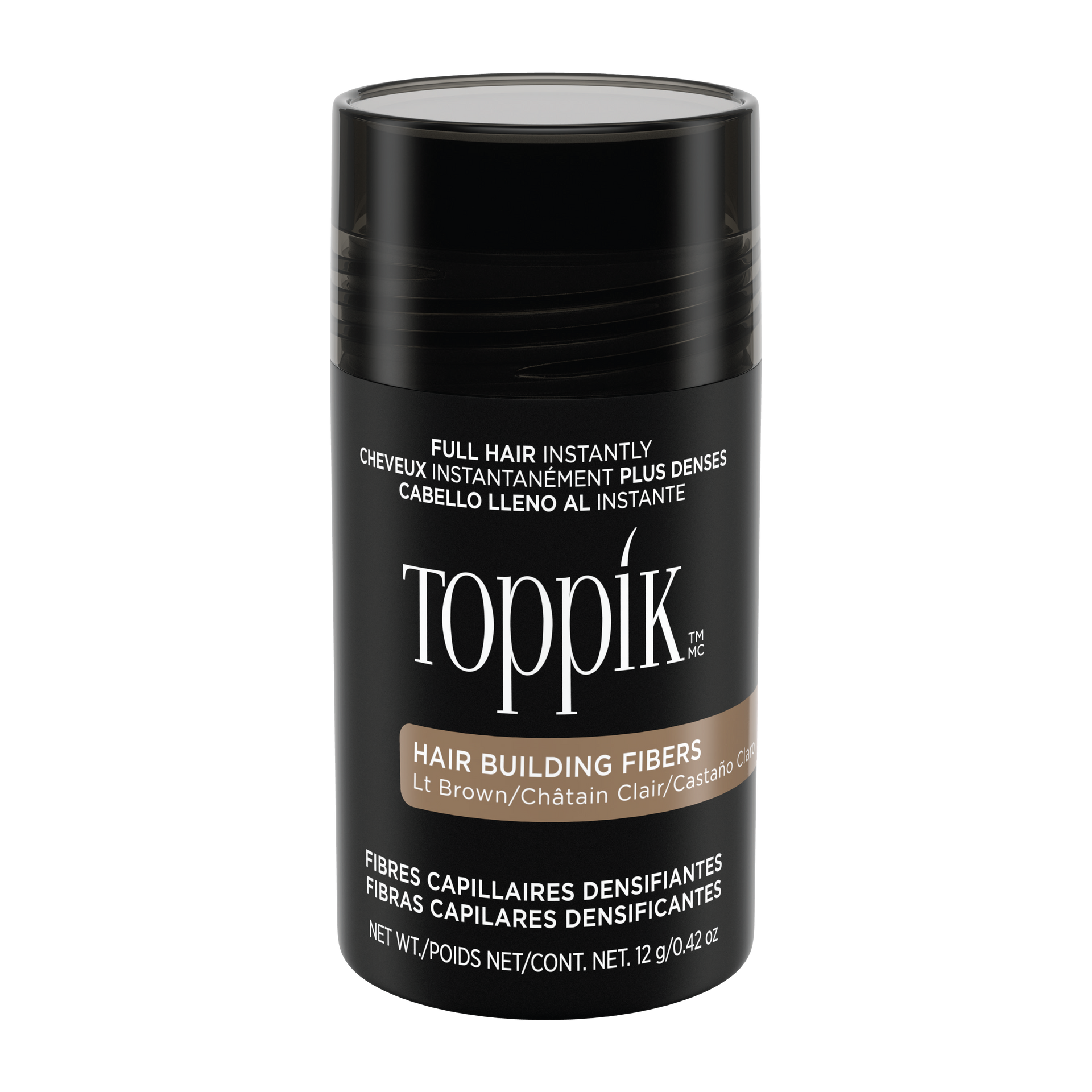 Toppik Hair Building Fibers Light Brown 12g