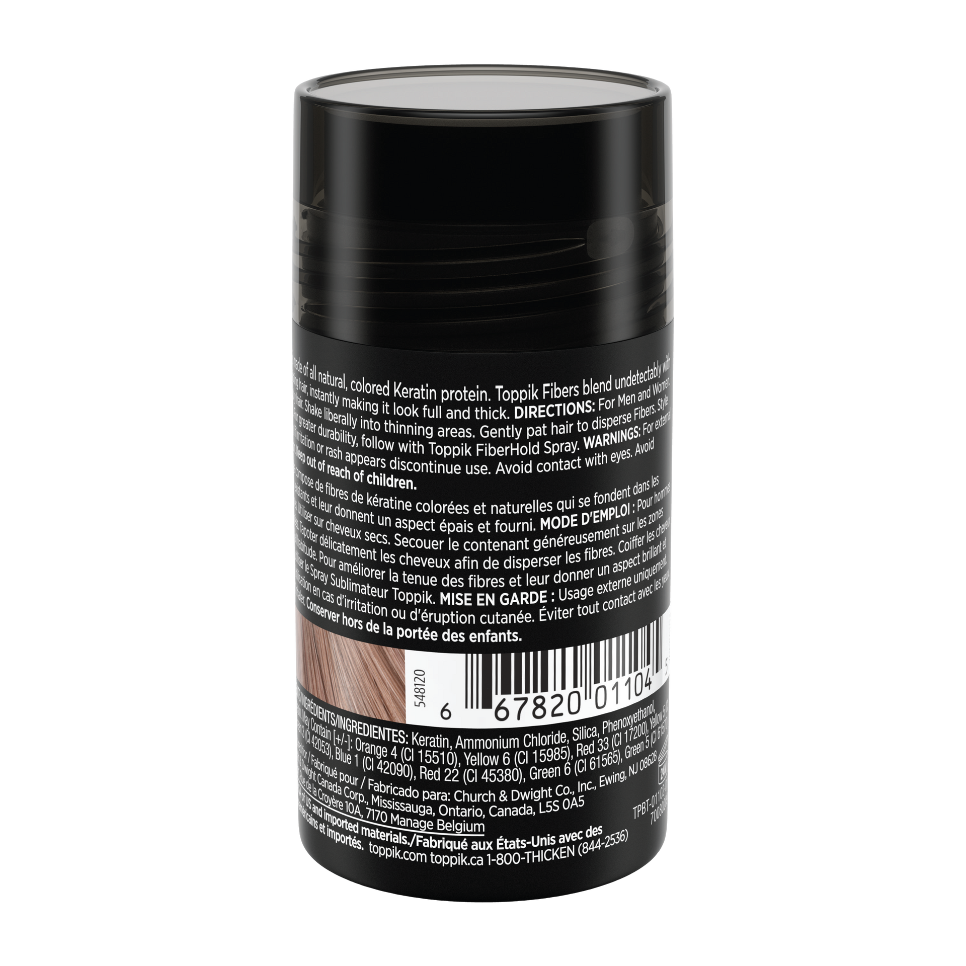 Toppik Hair Building Fibers Light Brown 12g