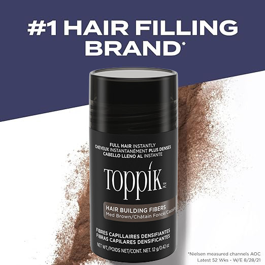 Toppik Hair Building Fibers Medium Brown 12g