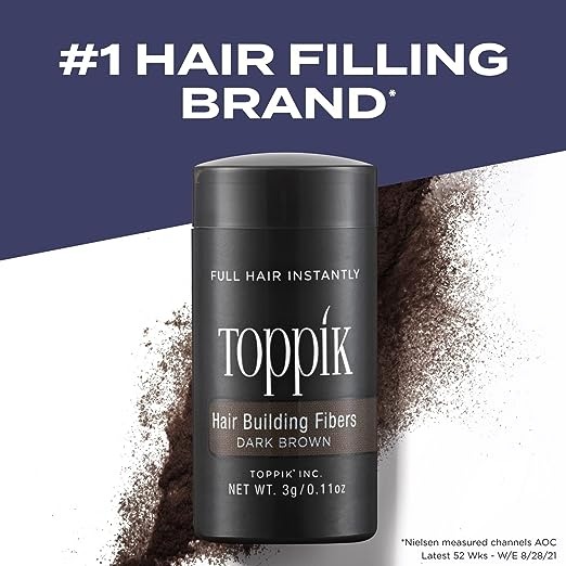 Toppik Hair Building Fibers Dark Brown 12g