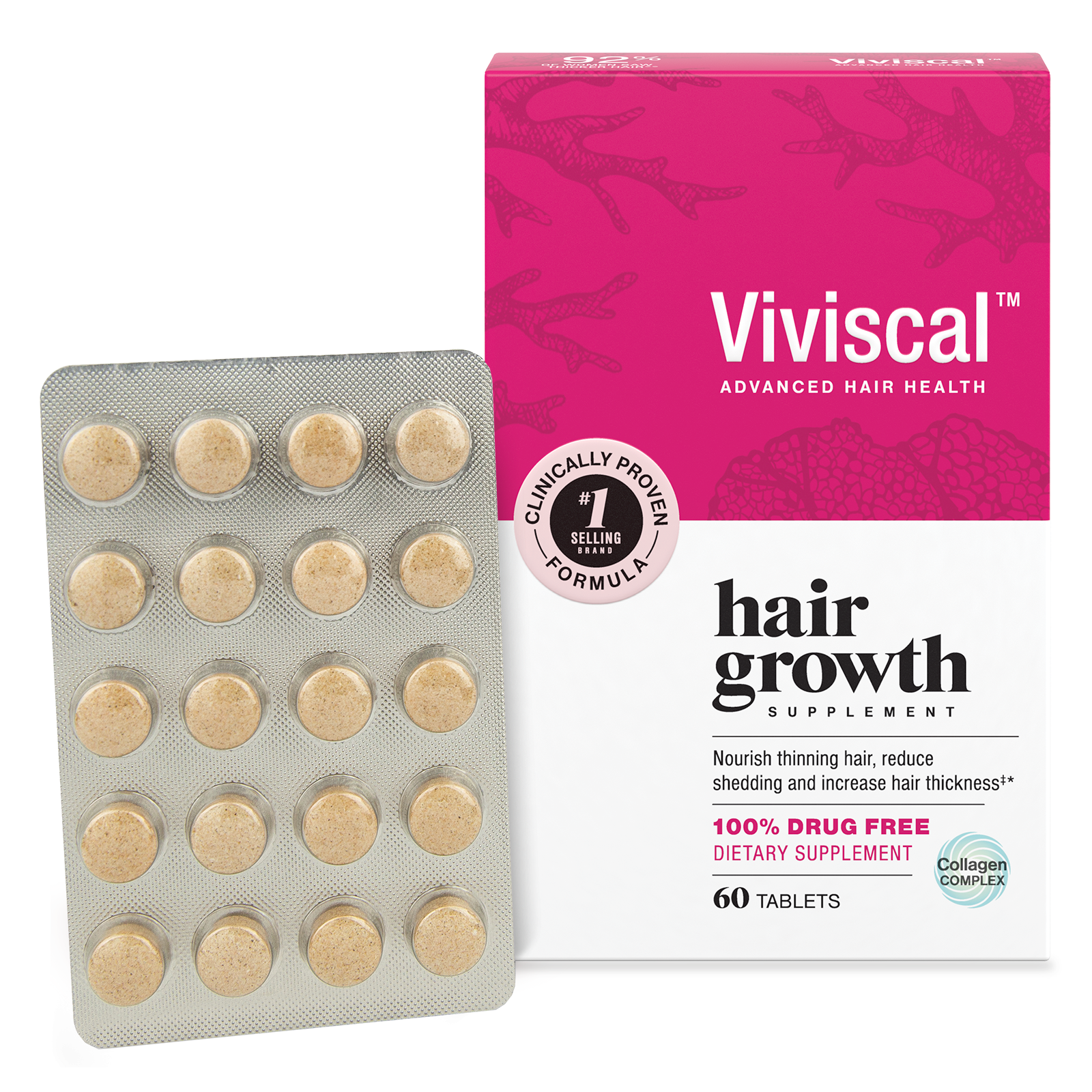 Viviscal Women’s Dietary Supplement 10/3Pkg x 60Ct