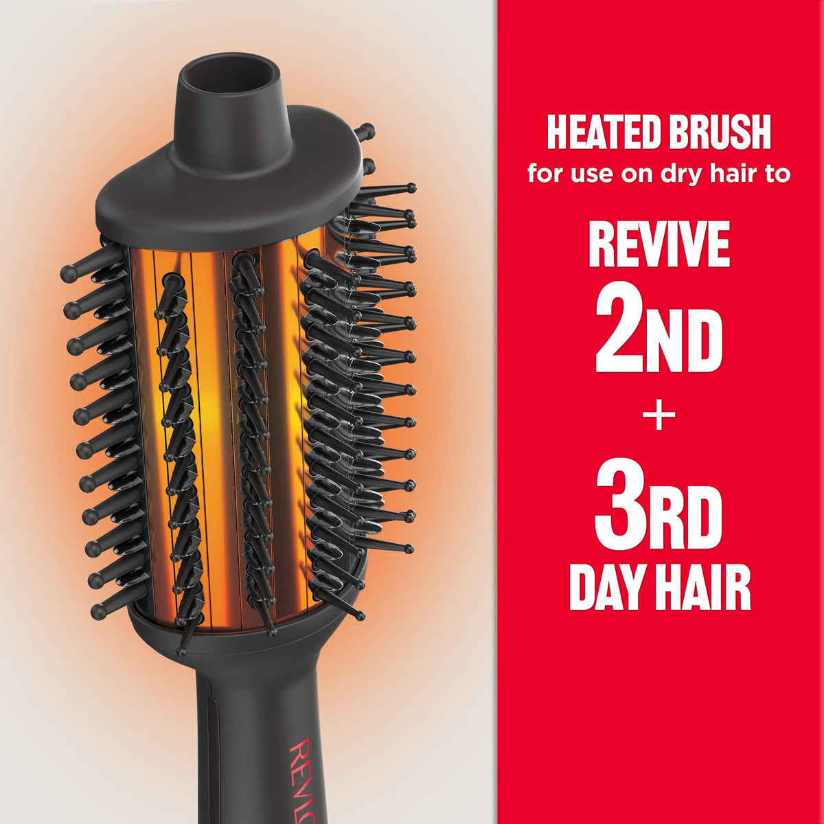 Revlon Revive & Shine Half Barrel Heated Brush