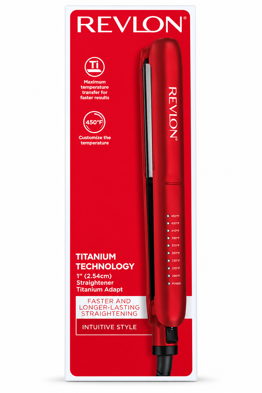 Revlon Titanium Flat Iron, 1 Inch