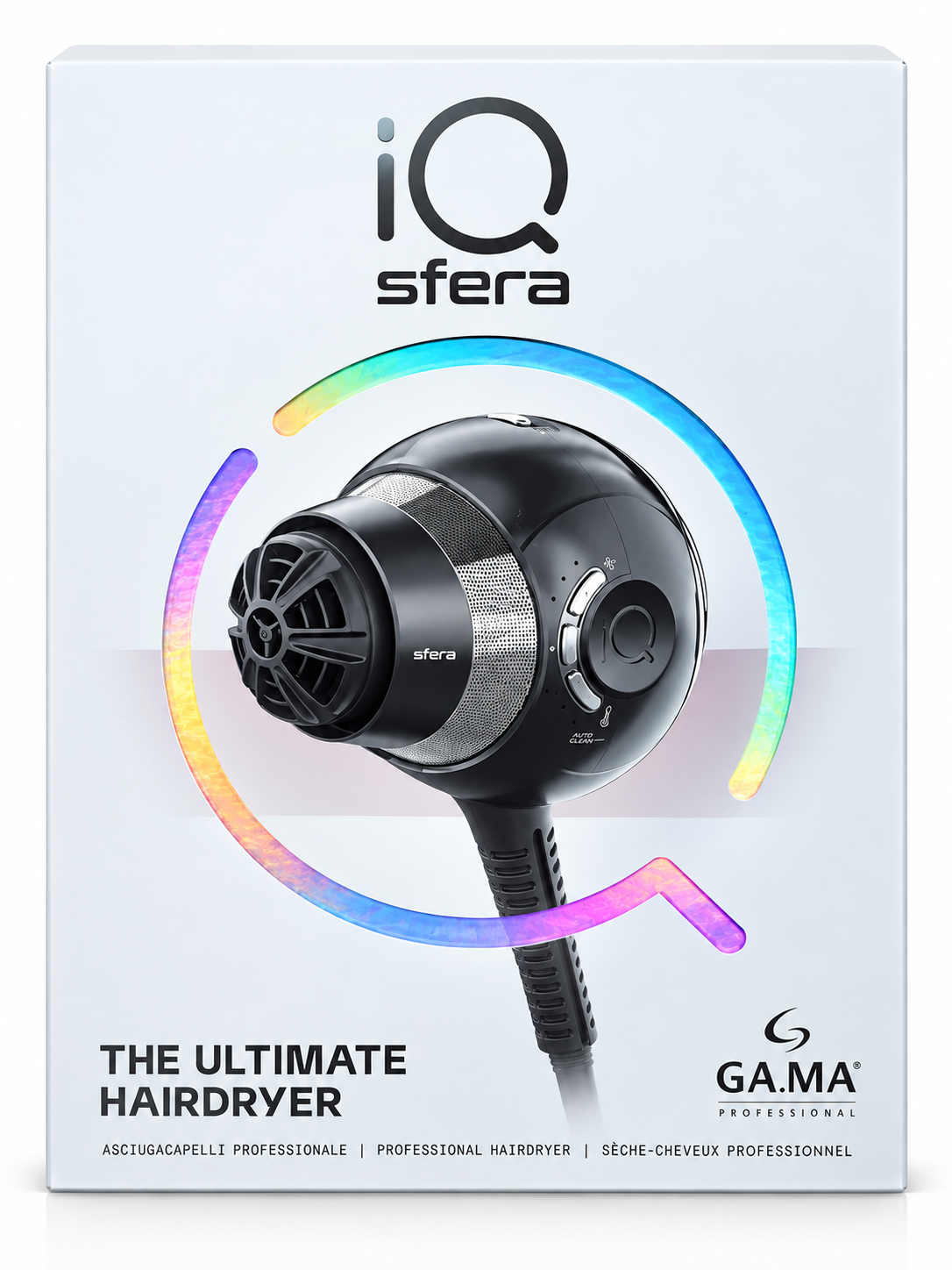 GA.MA Professional iQ Sfera Hair Dryer | Professional Digital Motor 92,000 RPM